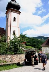 Klášter St. Ulrich v Möhlintalu. Ve středověku hrál významnou roli v rudním hornictví v tomto mikroregionu.