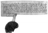 Listina Egona z Freiburgu, kterou se v roce 1284 povoluje vybudovat vodní náhon. Jedním ze stavitelů je Cunrat Rotermellin, zřej