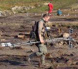 Lokalita Cvilínek na k.ú. Černov u Horní Cerekve. Geofyzikální měření v areálu prádla ze 13. století. Výzkum 2009.