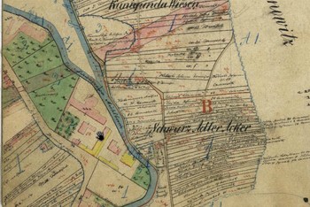 003- Továrna na mapě z roku 1876.jpg