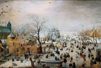 winter landscape skating Ice Hendrick Avercamp 1608 Dutch Netherlands.jpg